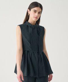 ANAYI / アナイ シャツ・ブラウス | 【Eternal Line 2026】ドットジャガードペプラムジレ ブラウス