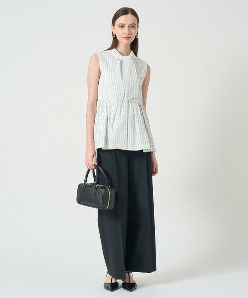 ANAYI / アナイ シャツ・ブラウス | 【Eternal Line 2026】ドットジャガードペプラムジレ ブラウス | 詳細4