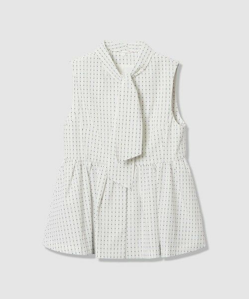 ANAYI / アナイ シャツ・ブラウス | 【Eternal Line 2026】ドットジャガードペプラムジレ ブラウス | 詳細5