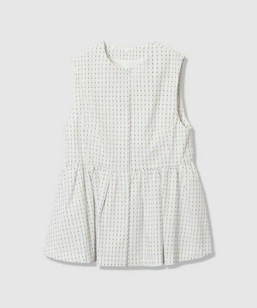 ANAYI / アナイ シャツ・ブラウス | 【Eternal Line 2026】ドットジャガードペプラムジレ ブラウス | 詳細7