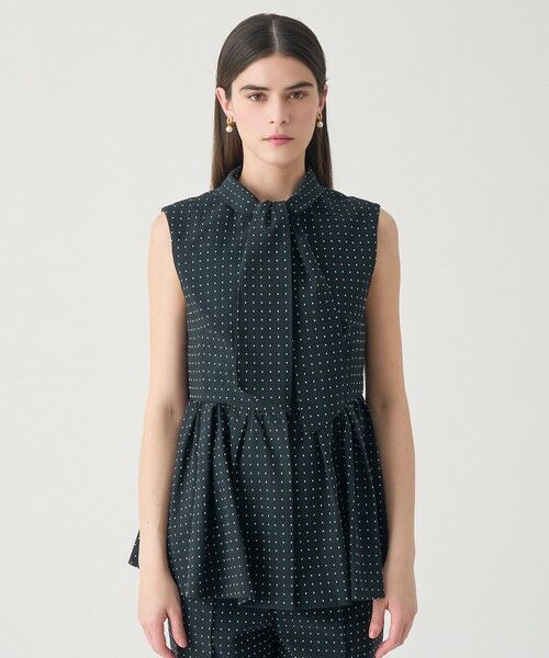 ANAYI / アナイ シャツ・ブラウス | 【Eternal Line 2026】ドットジャガードペプラムジレ ブラウス | 詳細4