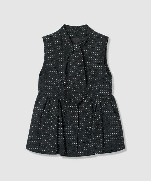 ANAYI / アナイ シャツ・ブラウス | 【Eternal Line 2026】ドットジャガードペプラムジレ ブラウス | 詳細10