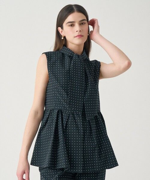 ANAYI / アナイ シャツ・ブラウス | 【Eternal Line 2026】ドットジャガードペプラムジレ ブラウス | 詳細7