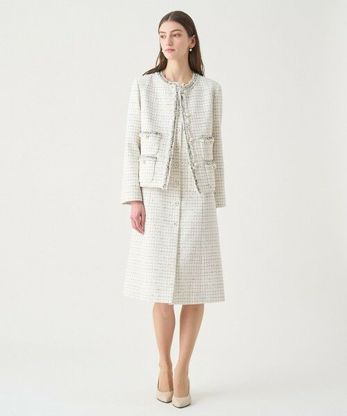 ANAYI / アナイ ロング・マキシ丈ワンピース | 【Eternal Line 2026】プレイドツイードジレ ワンピース | 詳細4
