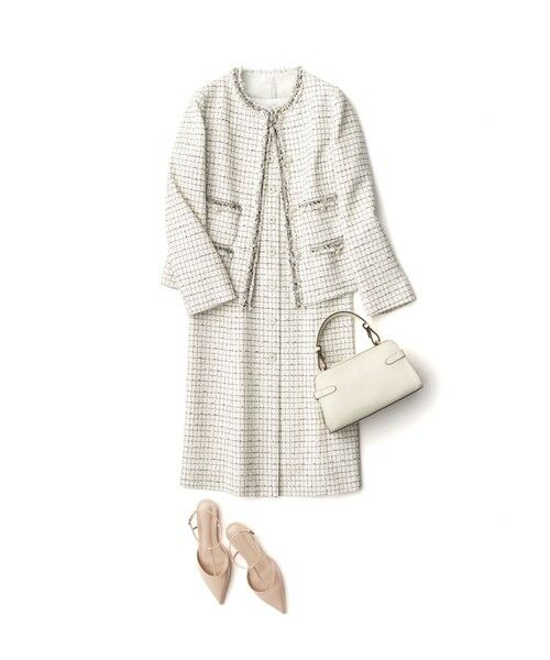 ANAYI / アナイ ロング・マキシ丈ワンピース | 【Eternal Line 2026】プレイドツイードジレ ワンピース | 詳細9