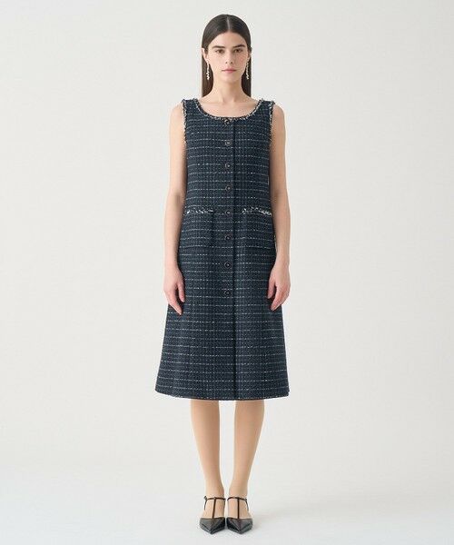 ANAYI / アナイ ロング・マキシ丈ワンピース | 【Eternal Line 2026】プレイドツイードジレ ワンピース | 詳細4