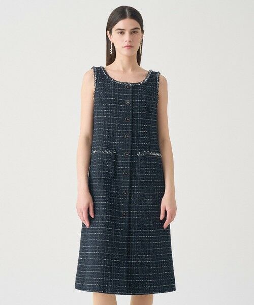 ANAYI / アナイ ロング・マキシ丈ワンピース | 【Eternal Line 2026】プレイドツイードジレ ワンピース | 詳細7