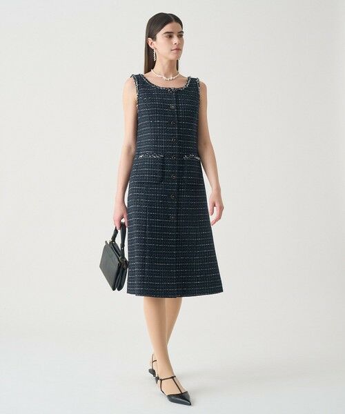 ANAYI / アナイ ロング・マキシ丈ワンピース | 【Eternal Line 2026】プレイドツイードジレ ワンピース | 詳細10