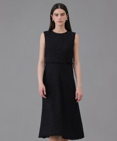 ANAYI / アナイ ミニ丈・ひざ丈ワンピース | 【Eternal Line 2026】ミックスツイードノースリーブ ワンピース