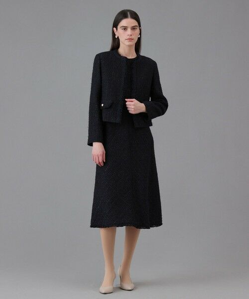 ANAYI / アナイ ミニ丈・ひざ丈ワンピース | 【Eternal Line 2026】ミックスツイードノースリーブ ワンピース | 詳細15