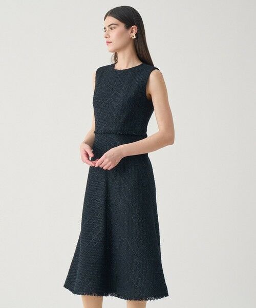 ANAYI / アナイ ミニ丈・ひざ丈ワンピース | 【Eternal Line 2026】ミックスツイードノースリーブ ワンピース | 詳細11