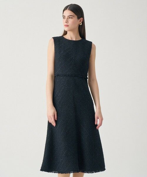 ANAYI / アナイ ミニ丈・ひざ丈ワンピース | 【Eternal Line 2026】ミックスツイードノースリーブ ワンピース | 詳細12