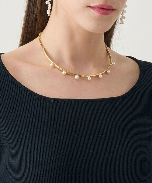 ANAYI / アナイ ネックレス・ペンダント・チョーカー | 【Eternal Line 2026】パールプレートチョーカーネックレス | 詳細1