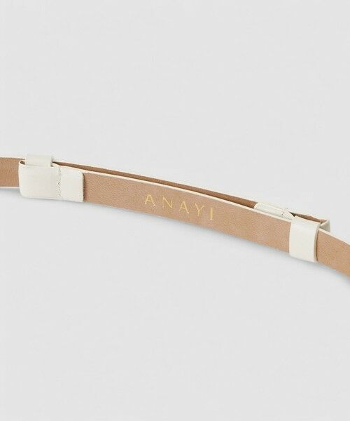 ANAYI / アナイ ベルト・サスペンダー | 【Eternal Line 2026】モチーフバックルスライドベルト | 詳細4