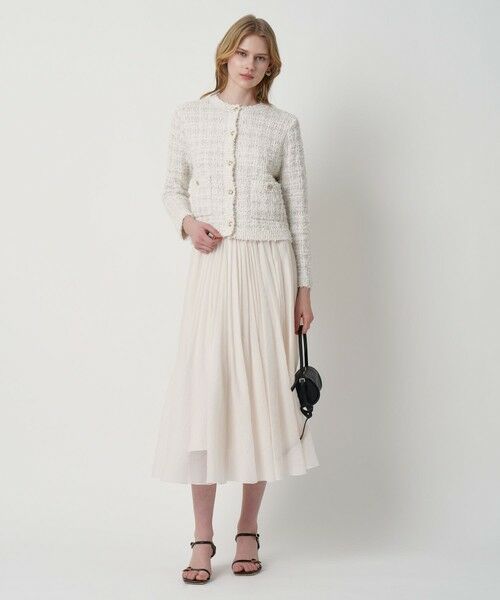 ANAYI / アナイ ロング・マキシ丈スカート | 【Eternal Line 2026】オーガンジーエアリープリーツ スカート | 詳細3