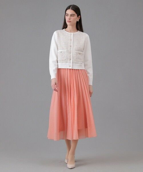 ANAYI / アナイ ロング・マキシ丈スカート | 【Eternal Line 2026】オーガンジーエアリープリーツ スカート | 詳細9