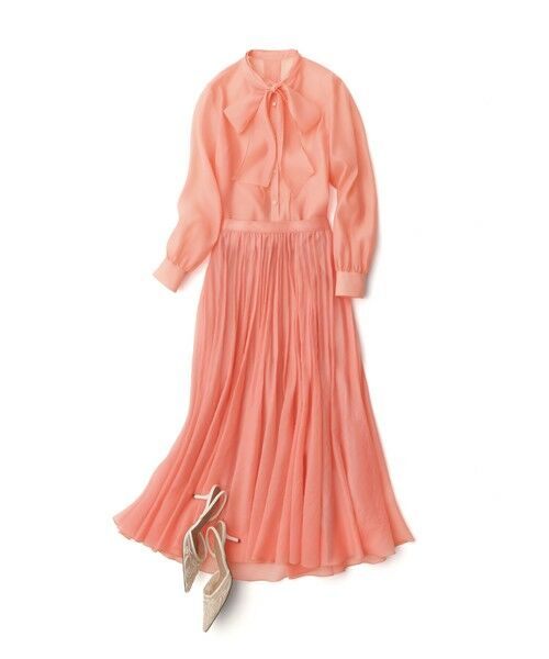 ANAYI / アナイ ロング・マキシ丈スカート | 【Eternal Line 2026】オーガンジーエアリープリーツ スカート | 詳細13