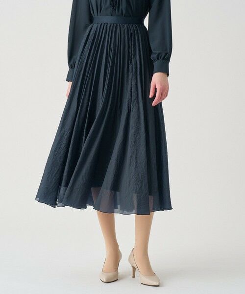 ANAYI / アナイ ロング・マキシ丈スカート | 【Eternal Line 2026】オーガンジーエアリープリーツ スカート | 詳細8