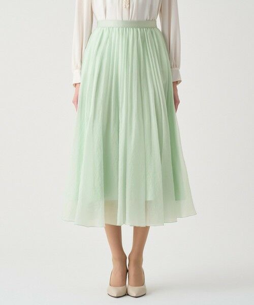 ANAYI / アナイ ロング・マキシ丈スカート | 【Eternal Line 2026】オーガンジーエアリープリーツ スカート | 詳細19