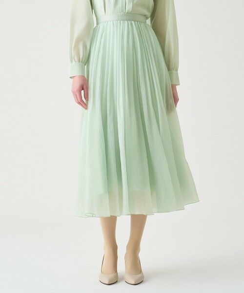 ANAYI / アナイ ロング・マキシ丈スカート | 【Eternal Line 2026】オーガンジーエアリープリーツ スカート | 詳細22
