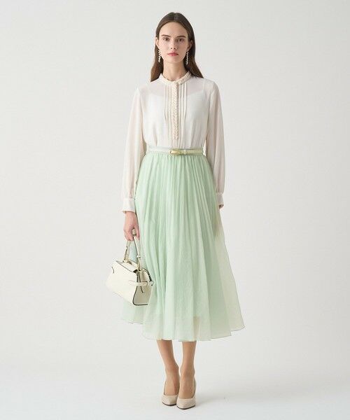 ANAYI / アナイ ロング・マキシ丈スカート | 【Eternal Line 2026】オーガンジーエアリープリーツ スカート | 詳細25