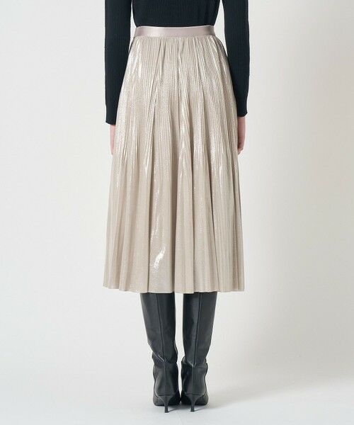 ANAYI / アナイ ロング・マキシ丈スカート | セミシャイニーラメプリーツ スカート | 詳細3