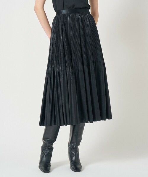 ANAYI / アナイ ロング・マキシ丈スカート | セミシャイニーラメプリーツ スカート | 詳細2