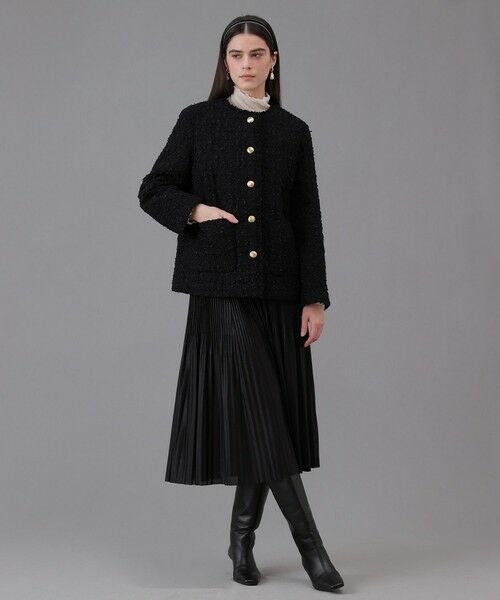 ANAYI / アナイ ロング・マキシ丈スカート | セミシャイニーラメプリーツ スカート | 詳細5