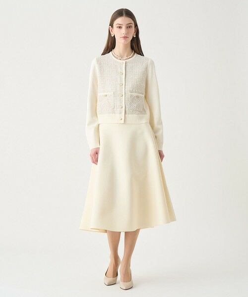 ANAYI / アナイ ミニ・ひざ丈スカート | 【Eternal Line 2026】ハイウエストスムースフレア スカート | 詳細3