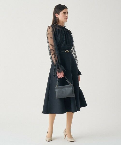 ANAYI / アナイ ミニ・ひざ丈スカート | 【Eternal Line 2026】ハイウエストスムースフレア スカート | 詳細10