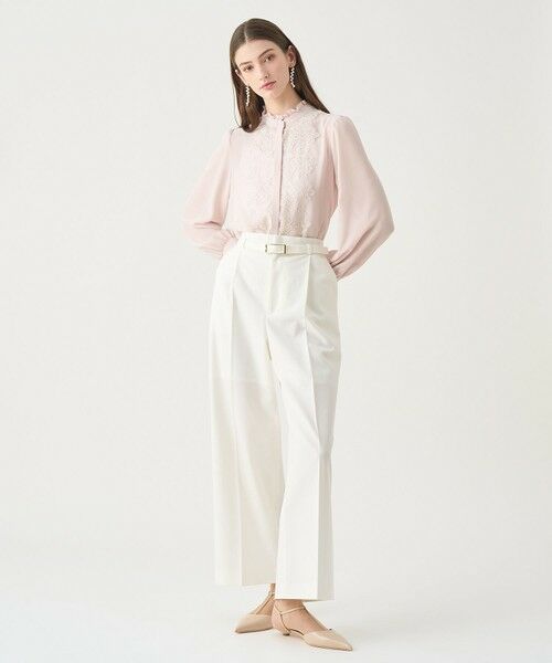 ANAYI / アナイ その他パンツ | 【Eternal Line 2026】クリアツイルワイドパンツ | 詳細10