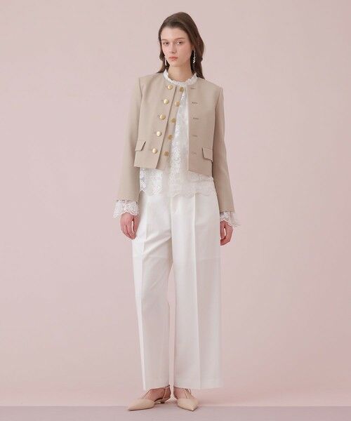 ANAYI / アナイ その他パンツ | 【Eternal Line 2026】クリアツイルワイドパンツ | 詳細12