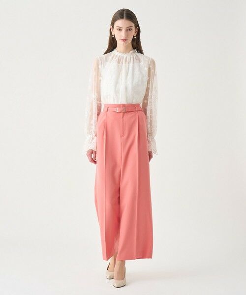 ANAYI / アナイ その他パンツ | 【Eternal Line 2026】クリアツイルワイドパンツ | 詳細18