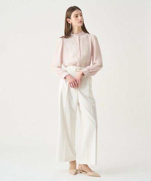 ANAYI / アナイ シャツ・ブラウス | 【Eternal Line 2026】ジョーゼットレースコンビ ブラウス | 詳細14