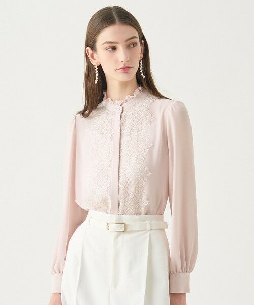 ANAYI / アナイ シャツ・ブラウス | 【Eternal Line 2026】ジョーゼットレースコンビ ブラウス | 詳細11