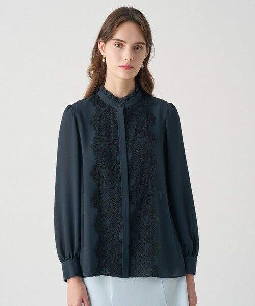 ANAYI / アナイ シャツ・ブラウス | 【Eternal Line 2026】ジョーゼットレースコンビ ブラウス | 詳細19