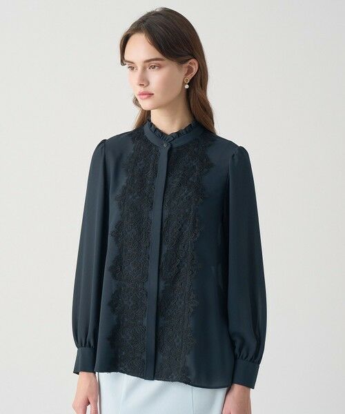 ANAYI / アナイ シャツ・ブラウス | 【Eternal Line 2026】ジョーゼットレースコンビ ブラウス | 詳細20