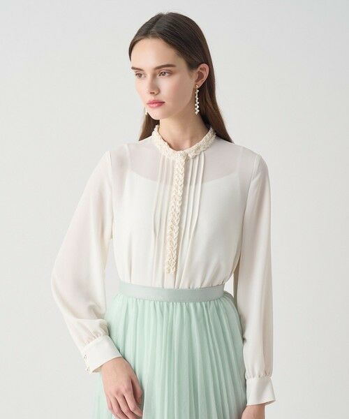 ANAYI / アナイ シャツ・ブラウス | 【Eternal Line 2026】ジョーゼットテクニカル刺繍 ブラウス | 詳細4