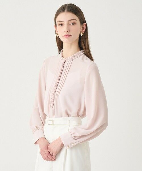 ANAYI / アナイ シャツ・ブラウス | 【Eternal Line 2026】ジョーゼットテクニカル刺繍 ブラウス(pink (41))