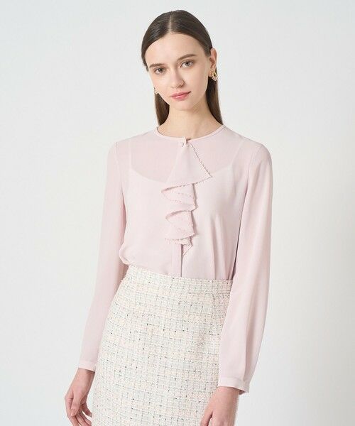 ANAYI / アナイ シャツ・ブラウス | 【Eternal Line 2026】ジョーゼットビーズフリル ブラウス | 詳細8