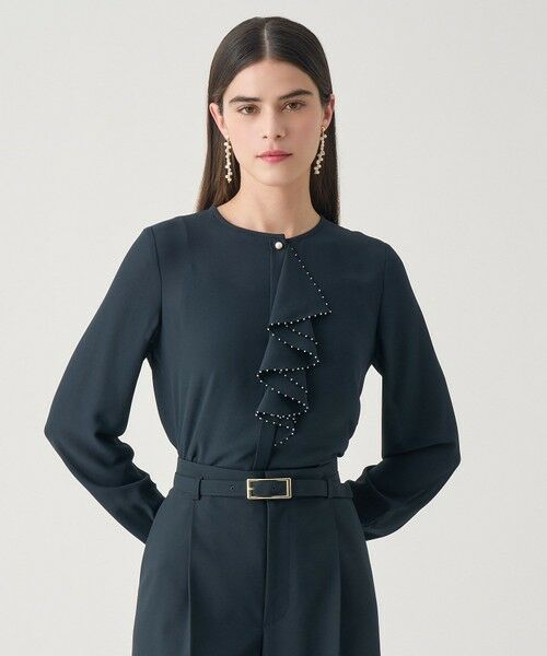 ANAYI / アナイ シャツ・ブラウス | 【Eternal Line 2026】ジョーゼットビーズフリル ブラウス | 詳細19