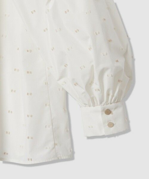 ANAYI / アナイ シャツ・ブラウス | 【Eternal Line 2026】タフタカットジャガードタック ブラウス | 詳細11