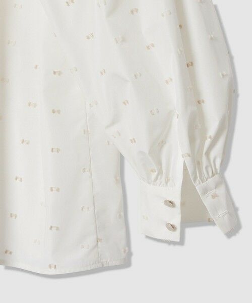 ANAYI / アナイ シャツ・ブラウス | 【Eternal Line 2026】タフタカットジャガードタック ブラウス | 詳細12