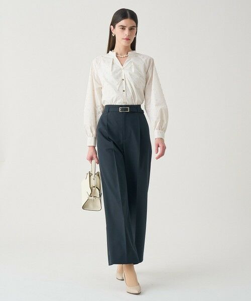 ANAYI / アナイ シャツ・ブラウス | 【Eternal Line 2026】タフタカットジャガードタック ブラウス | 詳細7