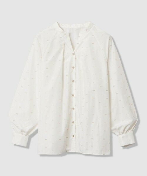 ANAYI / アナイ シャツ・ブラウス | 【Eternal Line 2026】タフタカットジャガードタック ブラウス | 詳細8