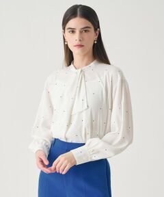 ANAYI / アナイ シャツ・ブラウス | 【Eternal Line 2026】ピンドットプリントボウタイブラウス