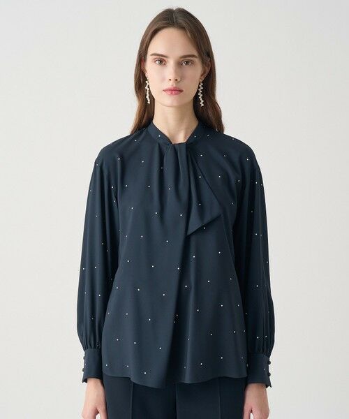 ANAYI / アナイ シャツ・ブラウス | 【Eternal Line 2026】ピンドットプリントボウタイブラウス | 詳細9