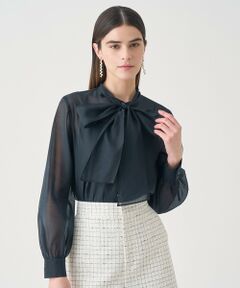 ANAYI / アナイ シャツ・ブラウス | 【Eternal Line 2026】シアーオーガンボウタイ ブラウス