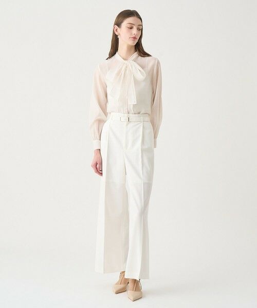 ANAYI / アナイ シャツ・ブラウス | 【Eternal Line 2026】シアーオーガンボウタイ ブラウス | 詳細3