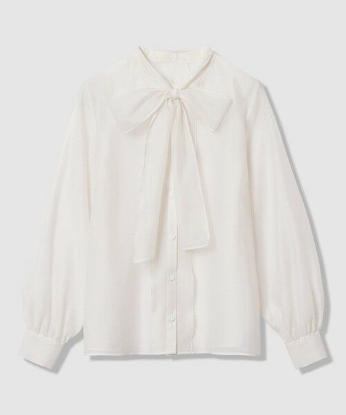 ANAYI / アナイ シャツ・ブラウス | 【Eternal Line 2026】シアーオーガンボウタイ ブラウス | 詳細6